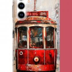 Samsung Galaxy A35 Uyumlu Taksim Tramvay UV Baskılı Silikon Kılıf