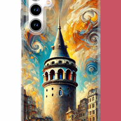 Samsung Galaxy A35 Uyumlu Galata UV Baskılı Silikon Kılıf