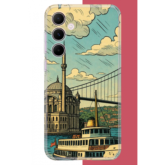 Samsung Galaxy A55 Uyumlu İstanbul UV Baskılı Silikon Kılıf Samsung Galaxy A55 Uyumlu İstanbul UV Baskılı Silikon Kılıf