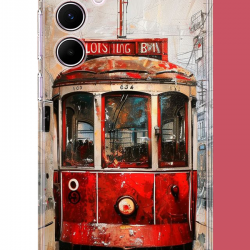 Samsung Galaxy A55 Uyumlu Taksim Tramvay UV Baskılı Silikon Kılıf