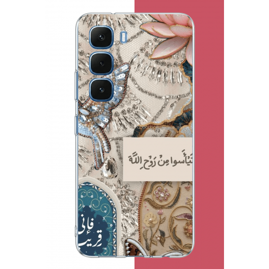 Infinix Hot 60-60i Uyumlu taşlı kuş UV Baskılı Silikon Kılıf Infinix Hot 60-60i Uyumlu taşlı kuş UV Baskılı Silikon Kılıf
