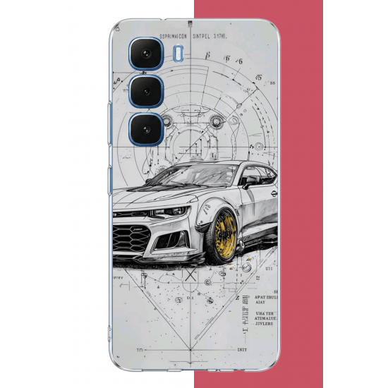 Infinix Hot 60-60i Uyumlu camaro UV Baskılı Silikon Kılıf Infinix Hot 60-60i Uyumlu camaro UV Baskılı Silikon Kılıf