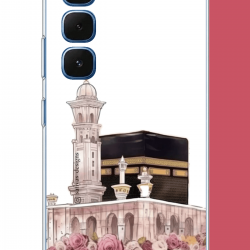 Infinix Hot 60-60i Uyumlu çiçekli kabe.jpeg UV Baskılı Silikon Kılıf