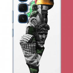 Infinix Hot 60-60i Uyumlu filistin harita UV Baskılı Silikon Kılıf