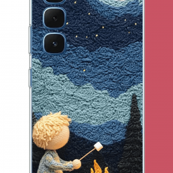 Infinix Hot 60-60i Uyumlu küçük prens UV Baskılı Silikon Kılıf