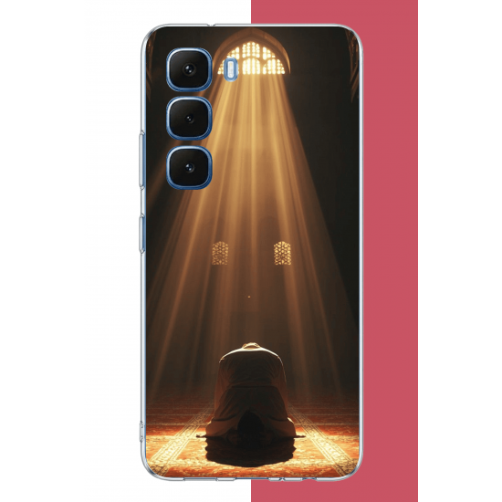 Infinix Hot 60-60i Uyumlu Huzur Dua UV Baskılı Silikon Kılıf