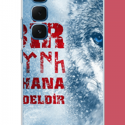 Infinix Hot 60-60i Uyumlu Ulu Kurt2 UV Baskılı Silikon Kılıf