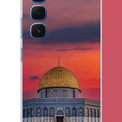 Infinix Hot 60-60i Uyumlu Kudüs4 UV Baskılı Silikon Kılıf