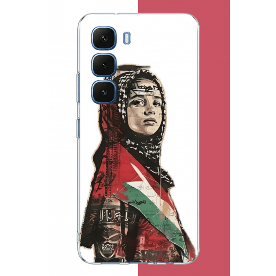 Infinix Hot 60-60i Uyumlu Filistin2 UV Baskılı Silikon Kılıf