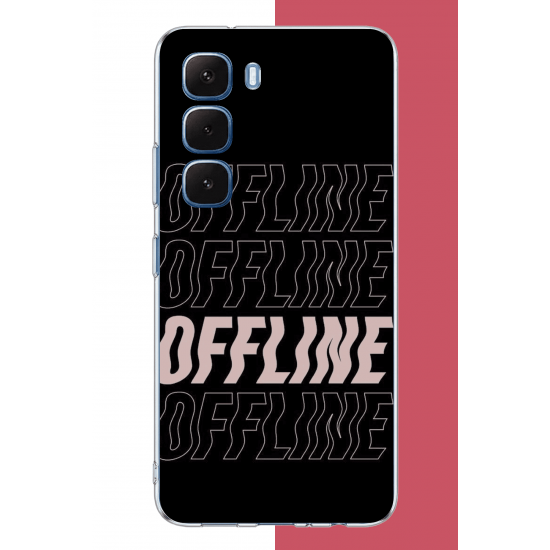 Infinix Hot 60-60i Uyumlu offline mod UV Baskılı Silikon Kılıf Infinix Hot 60-60i Uyumlu offline mod UV Baskılı Silikon Kılıf