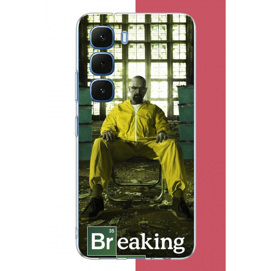 Infinix Hot 60-60i Uyumlu breaking bad UV Baskılı Silikon Kılıf