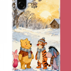 Samsung Galaxy A07 Uyumlu Winnie The Pooh2 UV Baskılı Silikon Kılıf