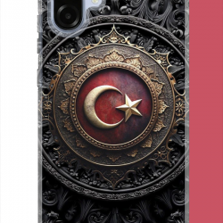 Samsung Galaxy A07 Uyumlu Türk Rozet UV Baskılı Silikon Kılıf