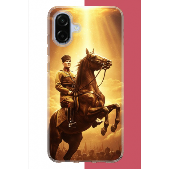 Samsung Galaxy A07 Uyumlu Atatürk5 UV Baskılı Silikon Kılıf