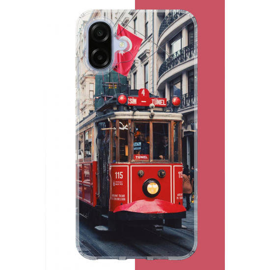Samsung Galaxy A07 Uyumlu Taksim1 UV Baskılı Silikon Kılıf