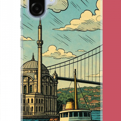 Samsung Galaxy A07 Uyumlu İstanbul UV Baskılı Silikon Kılıf