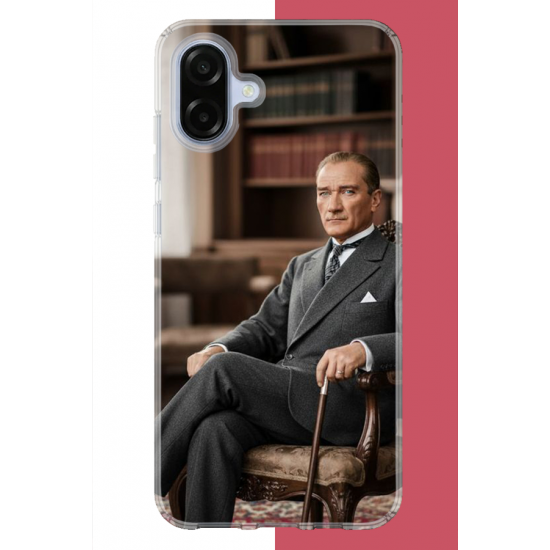 Samsung Galaxy A07 Uyumlu Atatürk6 UV Baskılı Silikon Kılıf