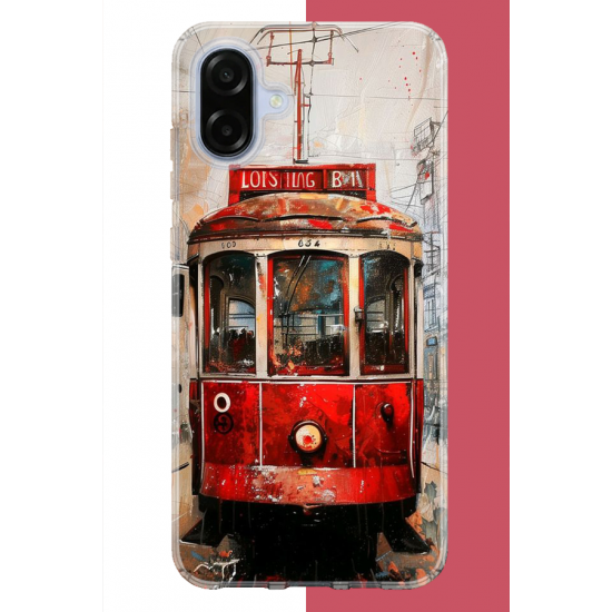 Samsung Galaxy A07 Uyumlu Taksim Tramvay UV Baskılı Silikon Kılıf