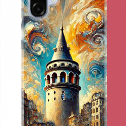 Samsung Galaxy A07 Uyumlu Galata UV Baskılı Silikon Kılıf