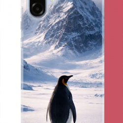 Samsung Galaxy A07 Uyumlu nihilist Penguen2 UV Baskılı Silikon Kılıf