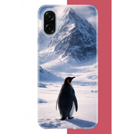 Samsung Galaxy A07 Uyumlu nihilist Penguen2 UV Baskılı Silikon Kılıf