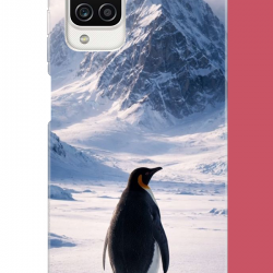 Samsung Galaxy A12-M12 Uyumlu nihilist Penguen2 UV Baskılı Silikon Kılıf