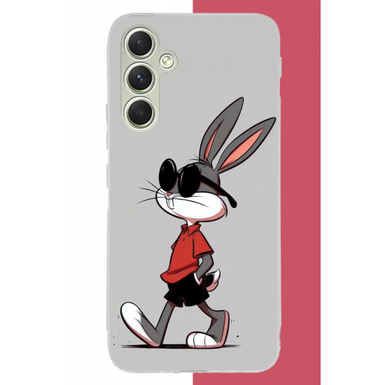 Samsung Galaxy A15 Uyumlu bugsbunny UV Baskılı Silikon Kılıf