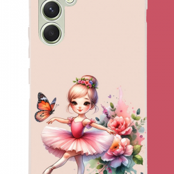 Samsung Galaxy A15 Uyumlu minik balerin2 UV Baskılı Silikon Kılıf