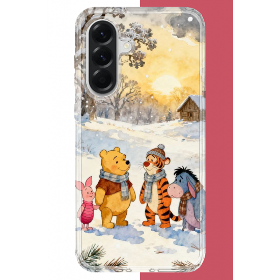 Samsung Galaxy A16 Uyumlu Winnie The Pooh2 UV Baskılı Silikon Kılıf
