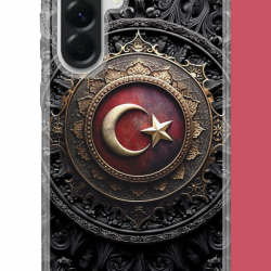 Samsung Galaxy A16 Uyumlu Türk Rozet UV Baskılı Silikon Kılıf