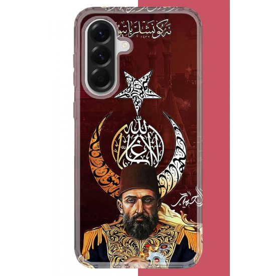 Samsung Galaxy A16 Uyumlu Abdulhamit UV Baskılı Silikon Kılıf