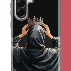 Samsung Galaxy A16 Uyumlu Taç UV Baskılı Silikon Kılıf