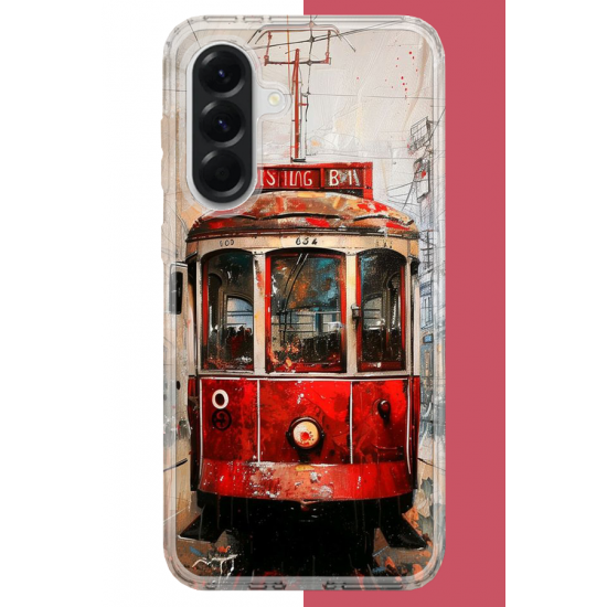 Samsung Galaxy A16 Uyumlu Taksim Tramvay UV Baskılı Silikon Kılıf