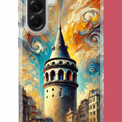 Samsung Galaxy A16 Uyumlu Galata UV Baskılı Silikon Kılıf