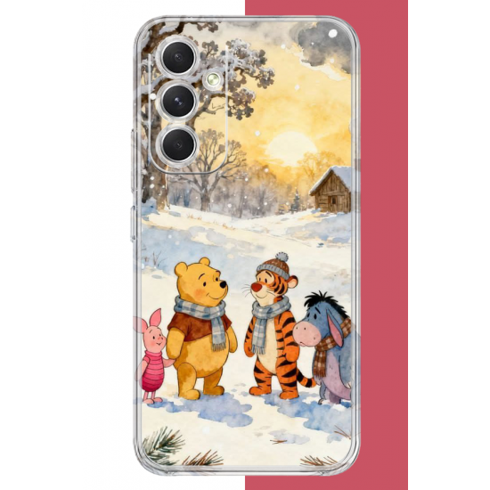 Samsung Galaxy A17 Uyumlu Winnie The Pooh2 UV Baskılı Silikon Kılıf