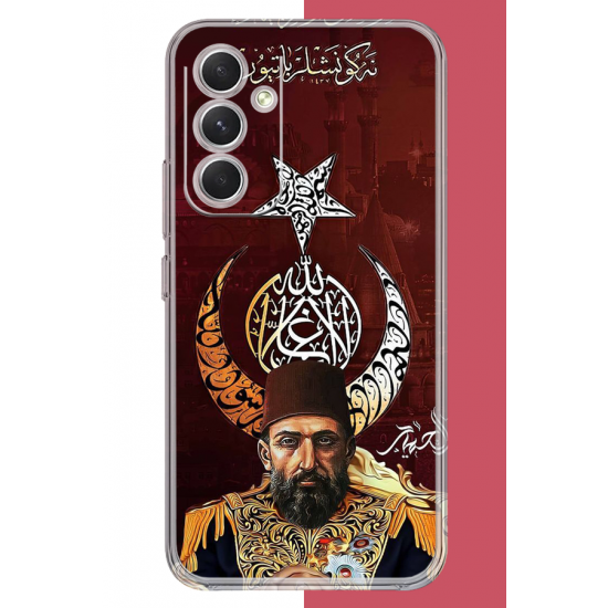 Samsung Galaxy A17 Uyumlu Abdulhamit UV Baskılı Silikon Kılıf