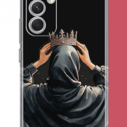 Samsung Galaxy A17 Uyumlu Taç UV Baskılı Silikon Kılıf