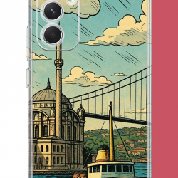 Samsung Galaxy A17 Uyumlu İstanbul UV Baskılı Silikon Kılıf