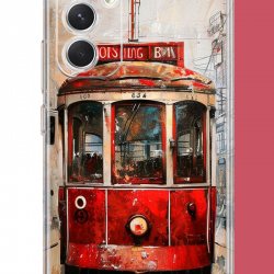 Samsung Galaxy A17 Uyumlu Taksim Tramvay UV Baskılı Silikon Kılıf