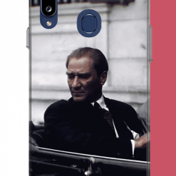 Samsung Galaxy A20S Uyumlu atatürk makam arabasında UV Baskılı Silikon Kılıf