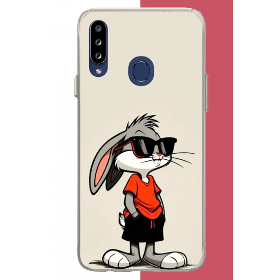 Samsung Galaxy A20S Uyumlu bugs bunny 1 UV Baskılı Silikon Kılıf