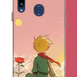 Samsung Galaxy A20S Uyumlu küçük prens3 UV Baskılı Silikon Kılıf