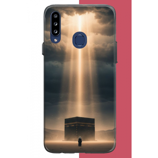 Samsung Galaxy A20S Uyumlu Kabe2 UV Baskılı Silikon Kılıf