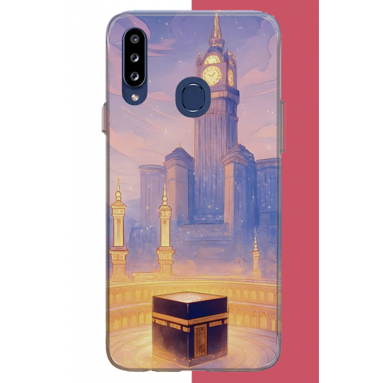 Samsung Galaxy A20S Uyumlu Kabe3 UV Baskılı Silikon Kılıf