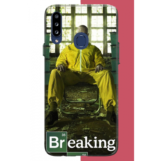 Samsung Galaxy A20S Uyumlu breaking bad UV Baskılı Silikon Kılıf