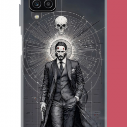 Samsung Galaxy A22-M22-M32 Uyumlu baba yaga UV Baskılı Silikon Kılıf
