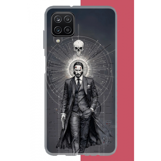Samsung Galaxy A22-M22-M32 Uyumlu baba yaga UV Baskılı Silikon Kılıf