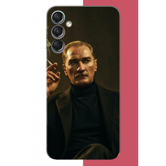 Samsung Galaxy A24 Uyumlu atatürk UV Baskılı Silikon Kılıf Samsung Galaxy A24 Uyumlu atatürk UV Baskılı Silikon Kılıf