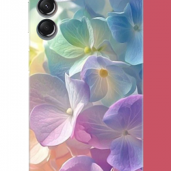 Samsung Galaxy A24 Uyumlu renkli çiçek2.jpeg UV Baskılı Silikon Kılıf
