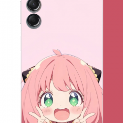 Samsung Galaxy A24 Uyumlu kawaii küçük kız2 UV Baskılı Silikon Kılıf